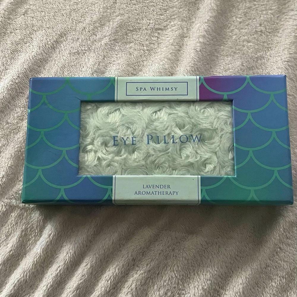 Lavender Aromatherapy Spa Mask, Heat Eye Pillow, Calming, Pain Relieving, Cramps